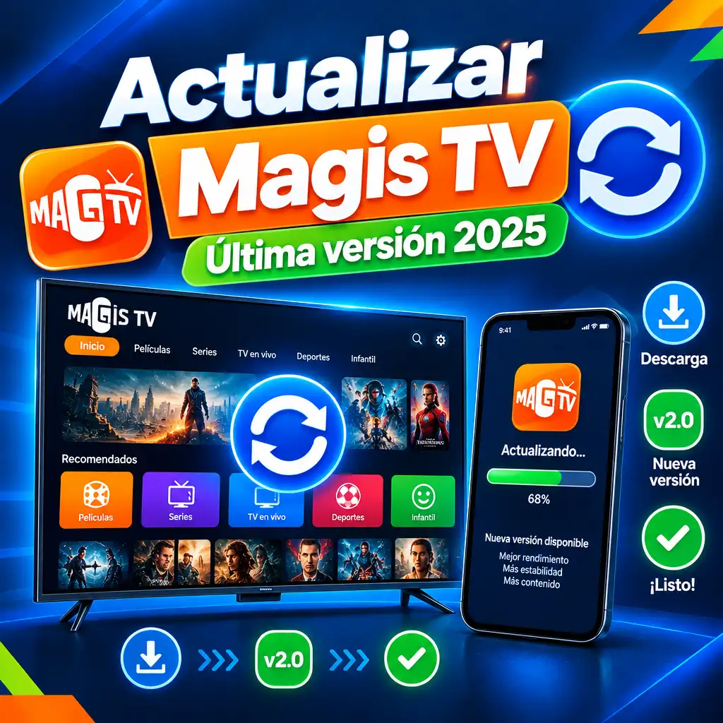Cómo actualizar Magis TV a la última versión